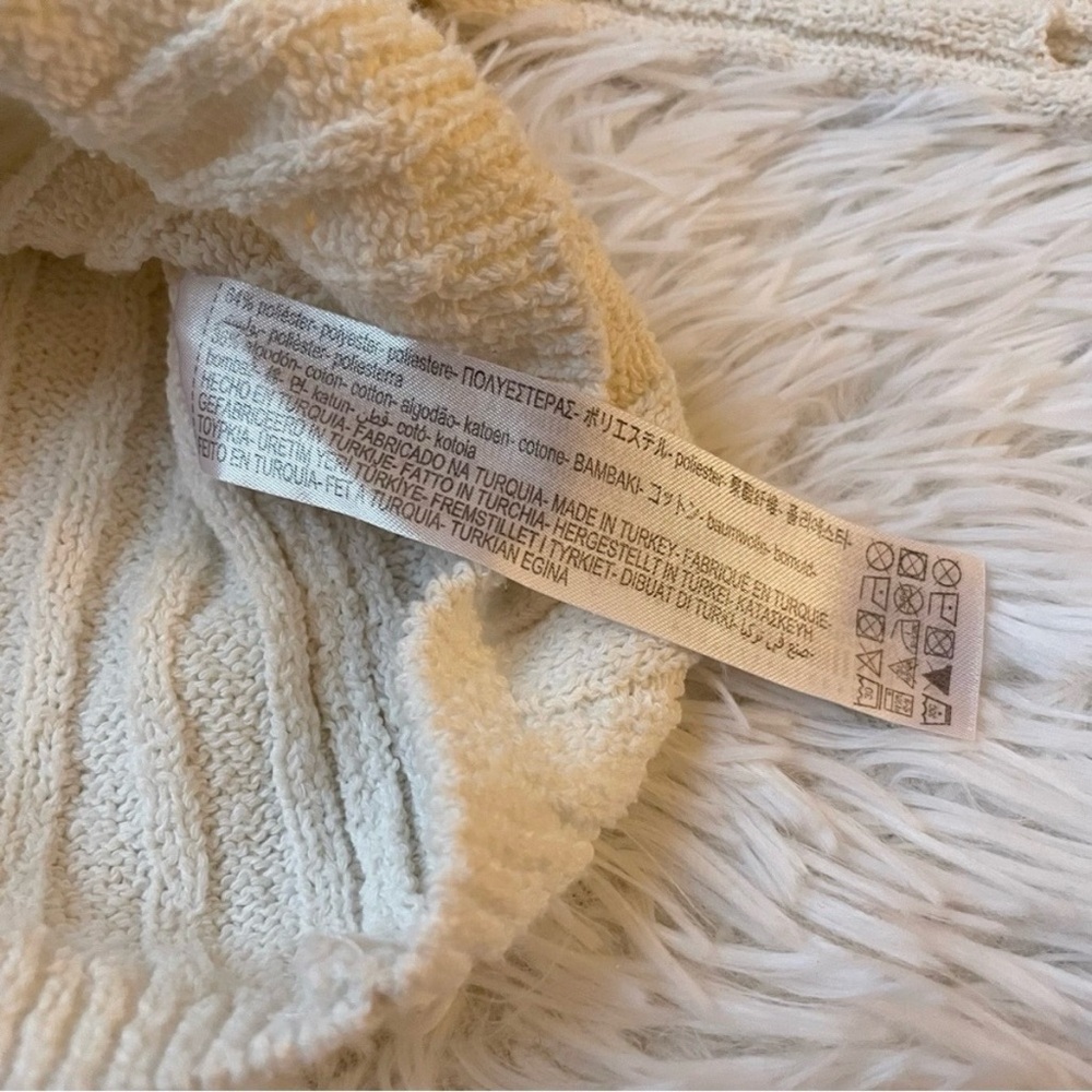 Zara Distressed Cardigan Cropped Sweater - Picture 5 of 8